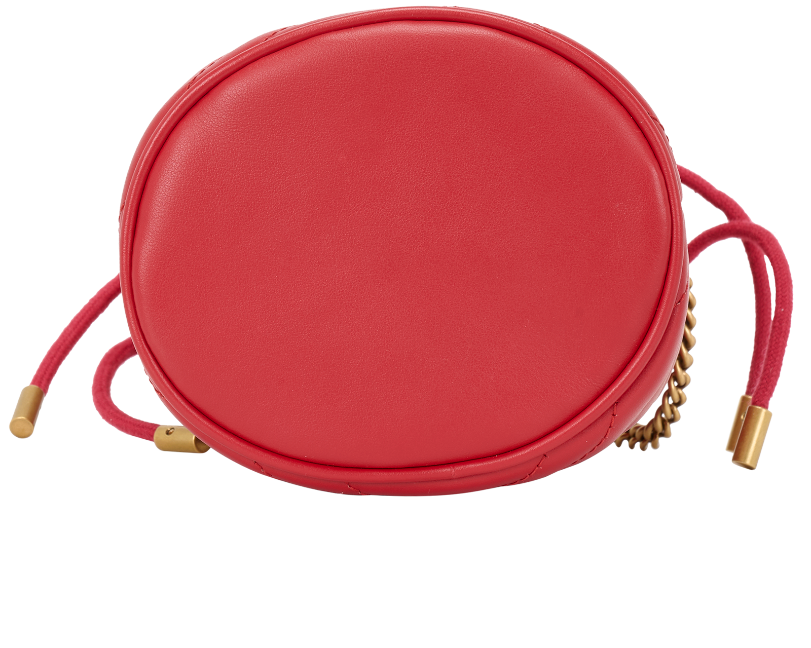 Marmont Bucket Bag, &pound;490, Handbags, Red, Leather, Top view